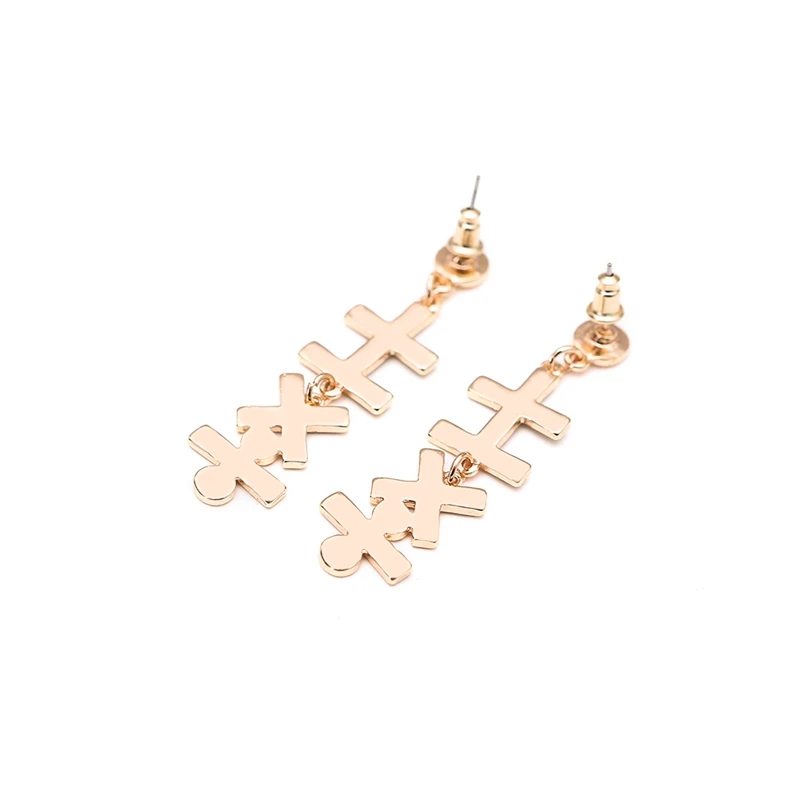 Новые модные геометрические длинные висячие серьги для женщин Математика Серьги