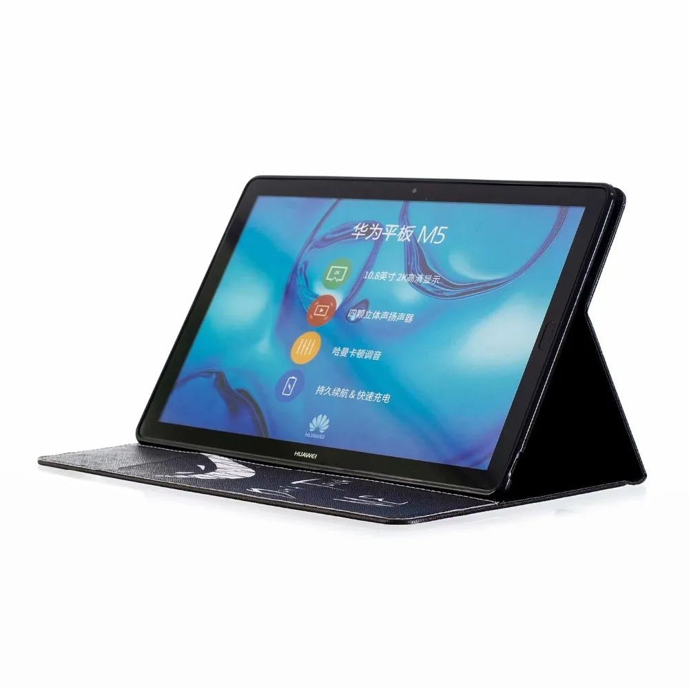 Для Huawei MediaPad M5 10 8/10 Pro CMR AL09 8 дюймов модная окрашенная подставка из искусственной