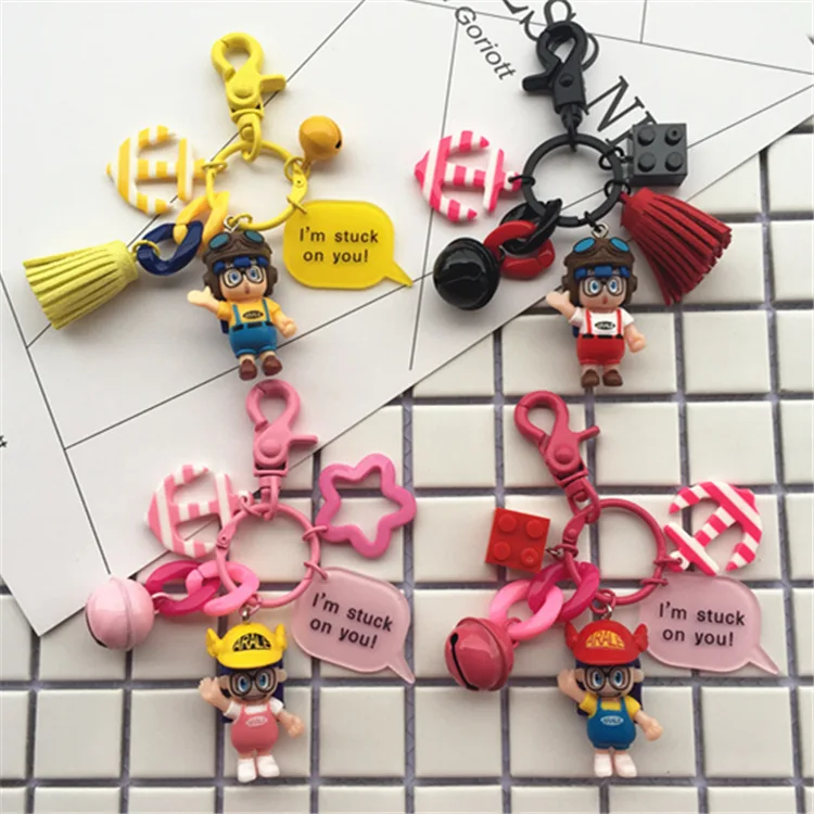 Высокое качество 2019 новый милый 1 шт. аниме мультфильм Arale брелок в виде фигуры
