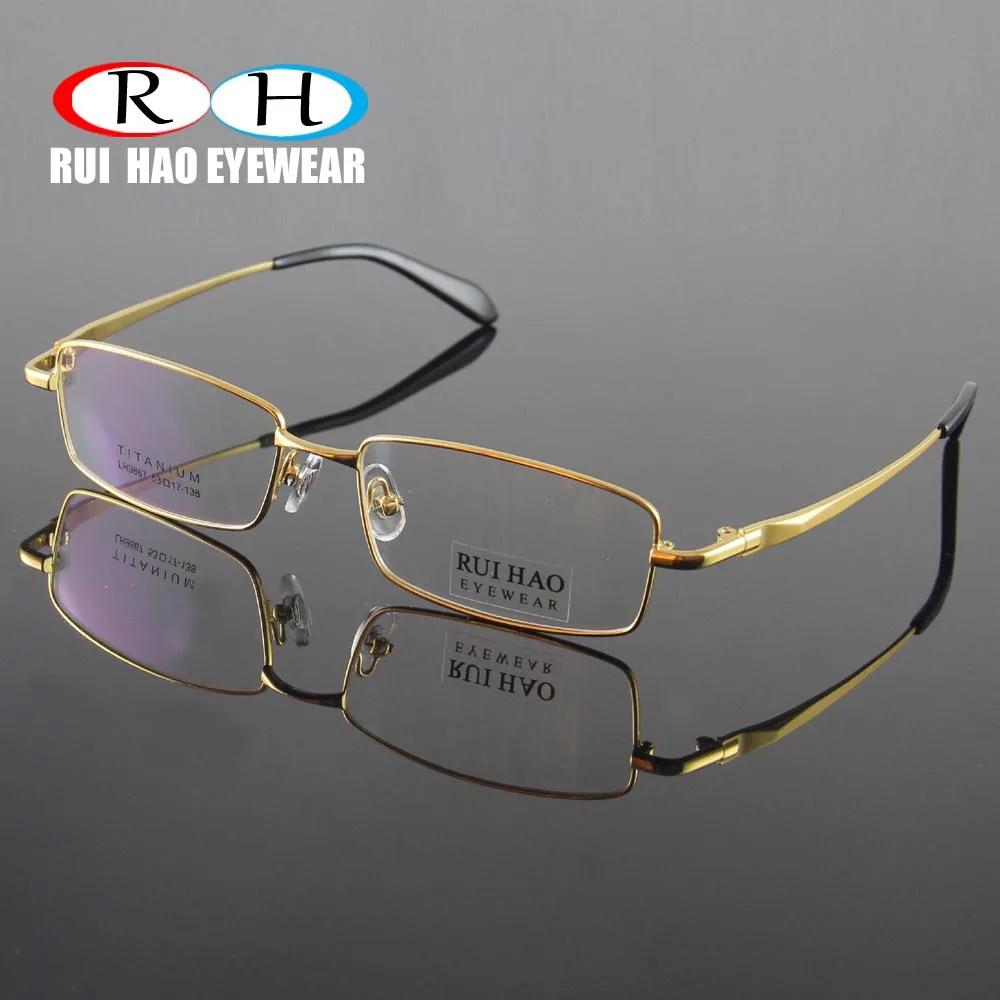 Оправа для очков без оправы Мужская из чистого титана 9867|eyeglass frame eyewear|frames eyeweareyewear
