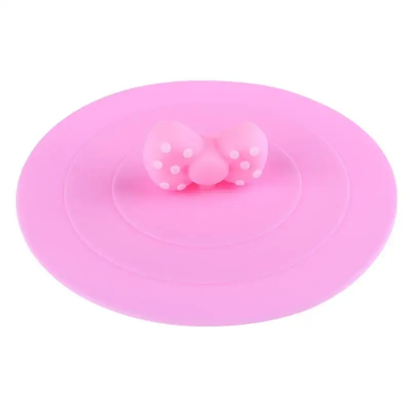 Silicone Leakproof Cup Lids Heat Resistant Reusable Sealed Cover Kitchen Accessories Tea Cup Vasos De Plastico Suction Seal Cap - Цвет: 04