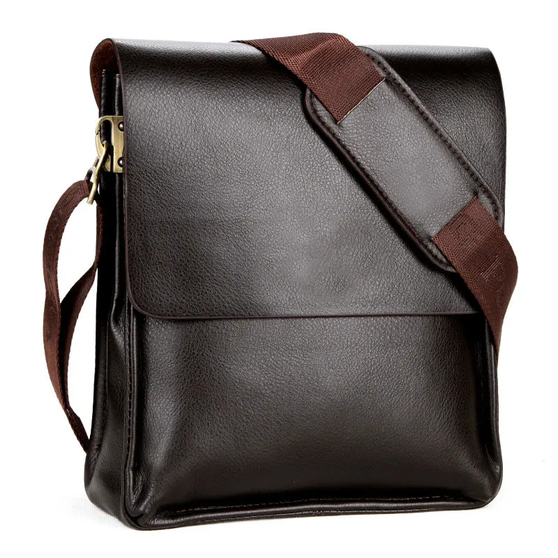 2019 новые кожаные Для мужчин сумка Повседневное Бизнес для Винтаж мужская через