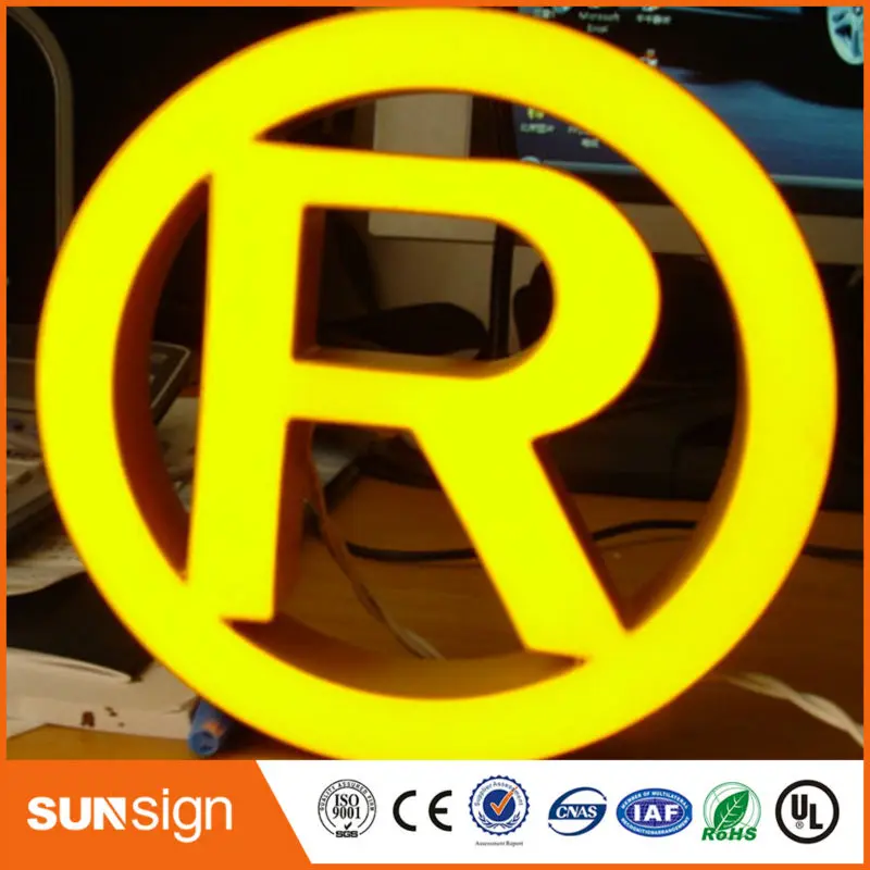 Эпоксидная смола Полнолицевая светодиодная подсветка с буквами|channel sign|channel letters