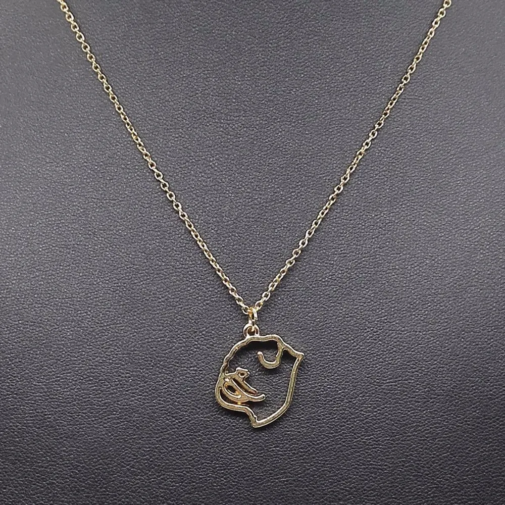 Модные ожерелья-подвески из сплава с изображением собаки мопса питомца |