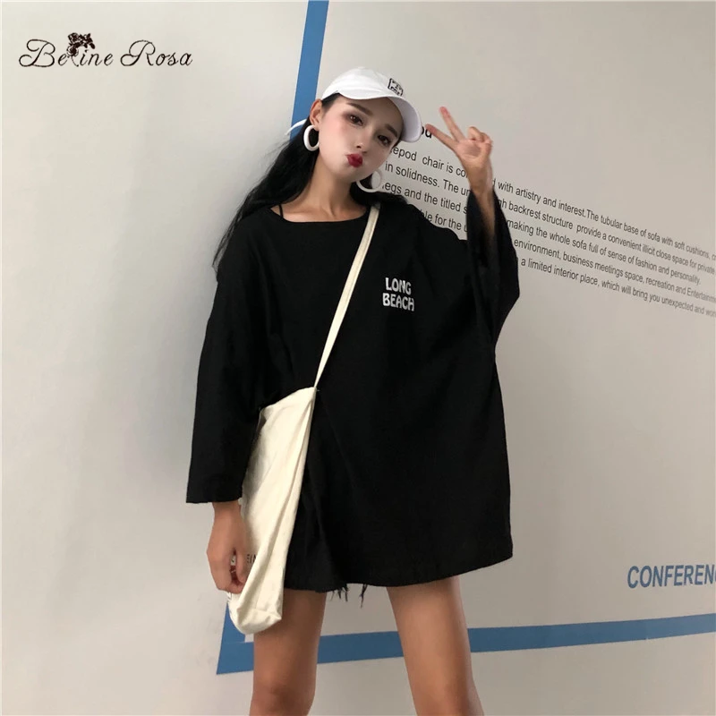 BelineRosa Holiday Casual Негабаритные Женские Топы Рубашки Супер Большие Размеры Женская