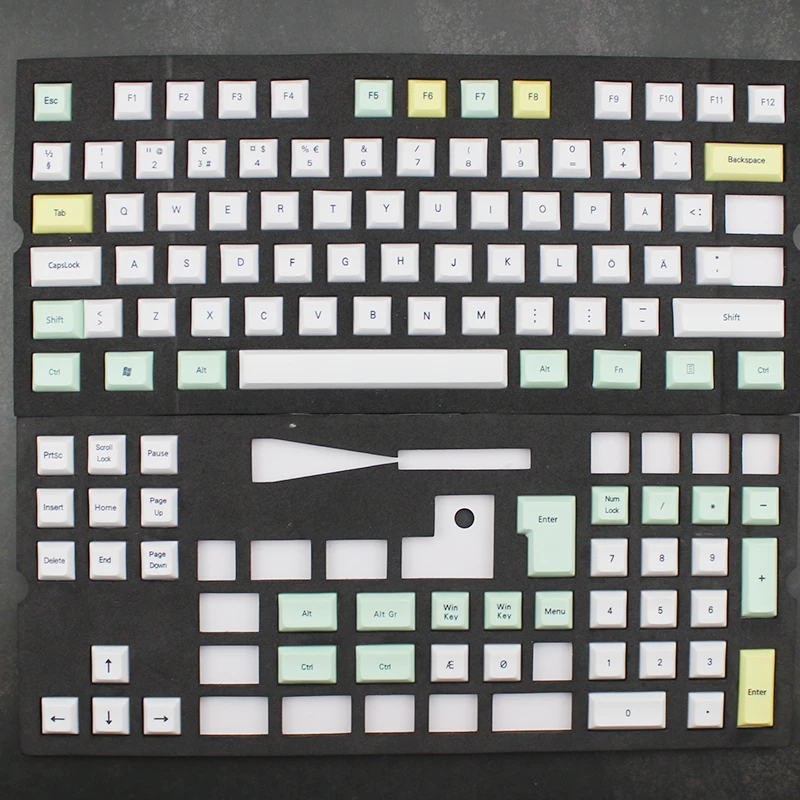 IDOBAO DSA скандинавский keycap Сублимация с использованием pbt красителя подходит для