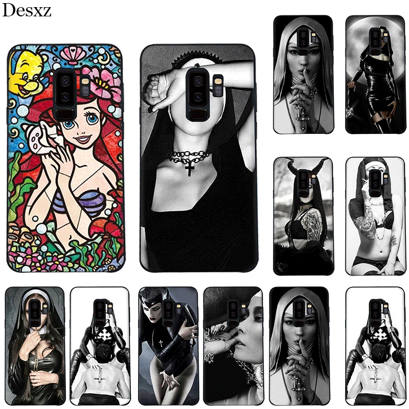 Силиконовый мягкий чехол из ТПУ для Samsung Galaxy A3 A5 A6 Plus 2016 2017 2018 Nun Sexy Girl