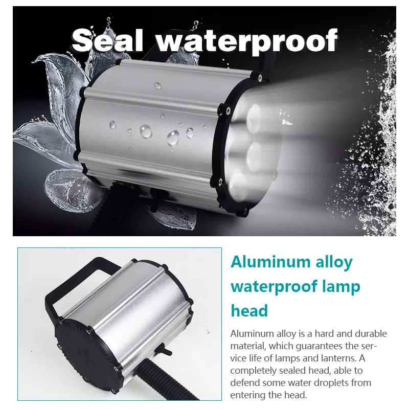 Светодиодный фонарь 220 В 24 Магнитная Монтажная база лампа на гибкой ножке