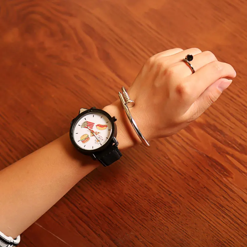 Женские кварцевые часы Hodinky Montre простой дизайн с циферблатом