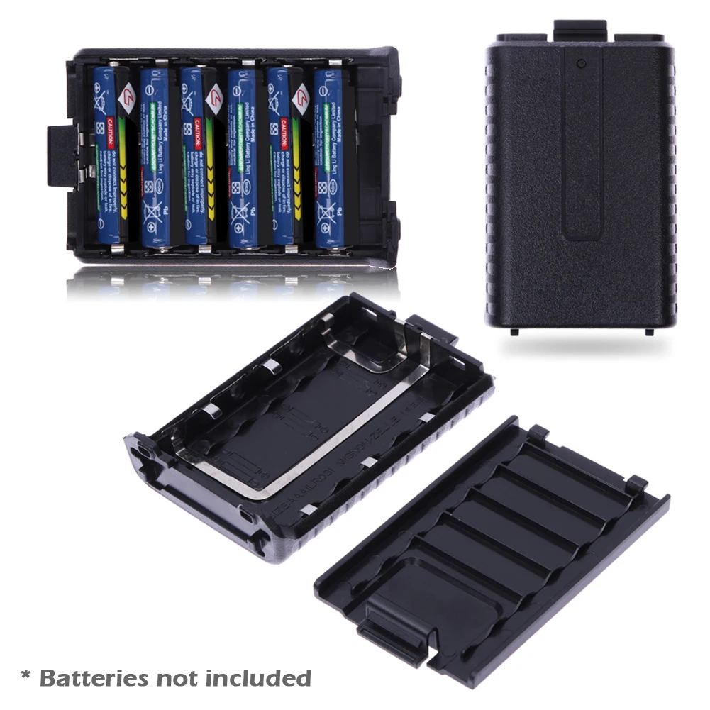 1 шт. 6 x AAA Расширенный чехол для аккумулятора Сменный Чехол Baofeng UV 5R 5RA/B/C/D 5RE +