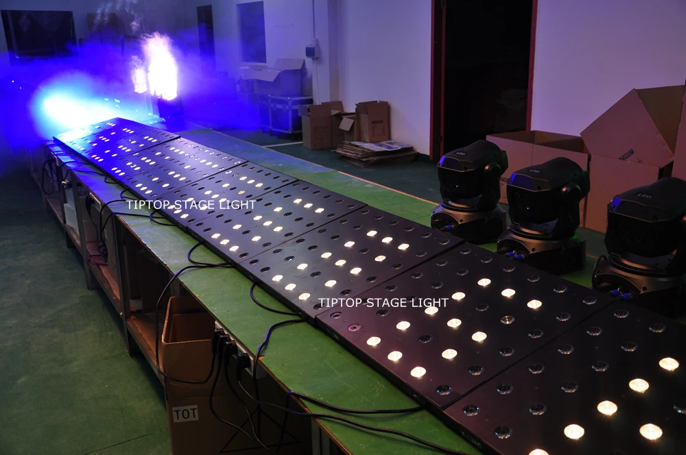TIPTOP New Warm White Flat Led Matrix Light 6x6 USA Cree Lamp DMX Control 17CH/5CH/36CH Linear Dimmer Pattern/Number Beam Show | Лампы и