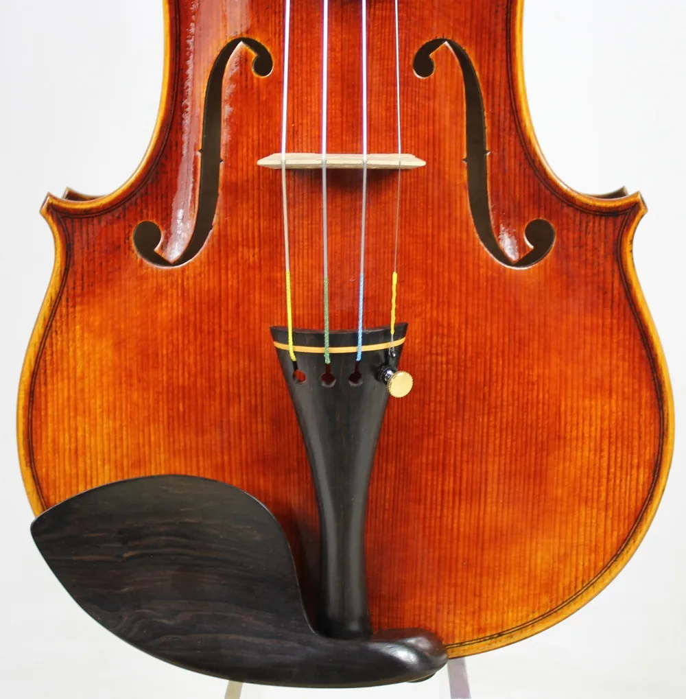 Мастер скрипки! Antonio Stradivari 1704 копия! Сильный и диптон!! мост Обер! Доминант 135B струны