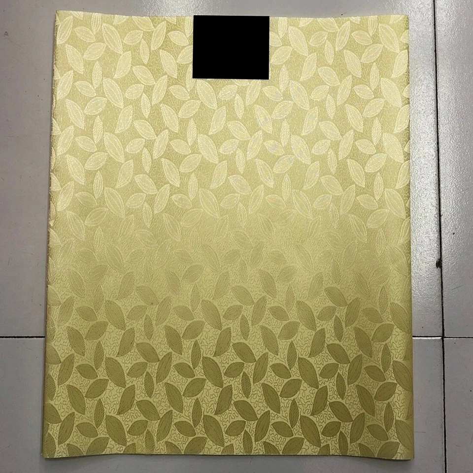 Золотая африканская желе ткань желтые африканские Sego головной убор & обертка для