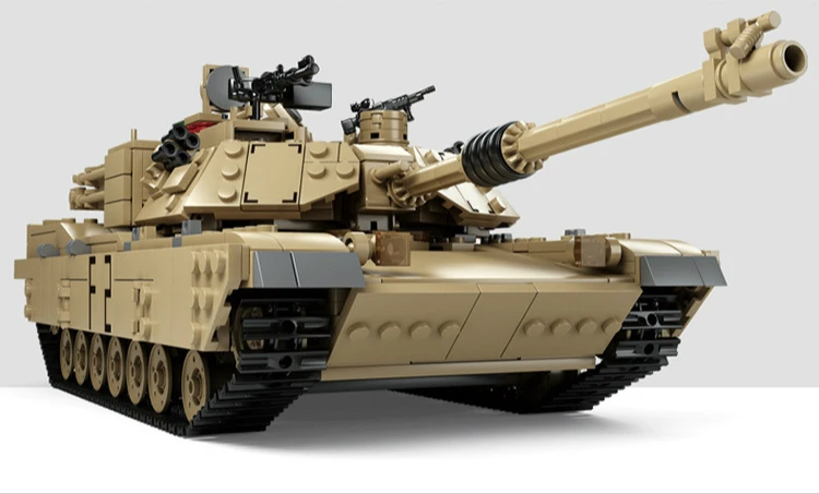 1463 Шт Военный тематический Танк лего строительные блоки M1A2 ABRAMS MBT KY10000 1 изменение 2 модели игрушек Танк игрушки