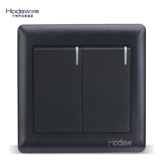 Настенный выключатель в стиле ретро 2 клавиши канала белая панель светильник еля