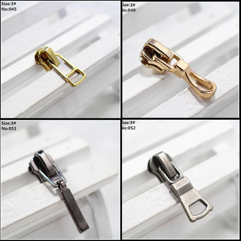 5 шт. 3 # набор для ремонта жемчужной молнии металлический слайдер на головка