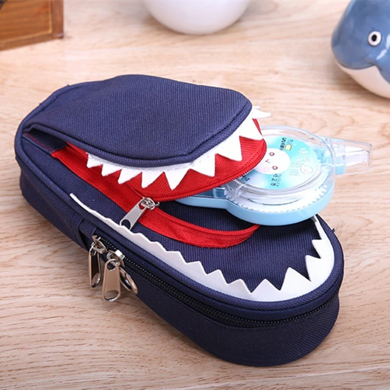 Обувь для мальчиков и девочек личность канцелярские творческий Акула Большой