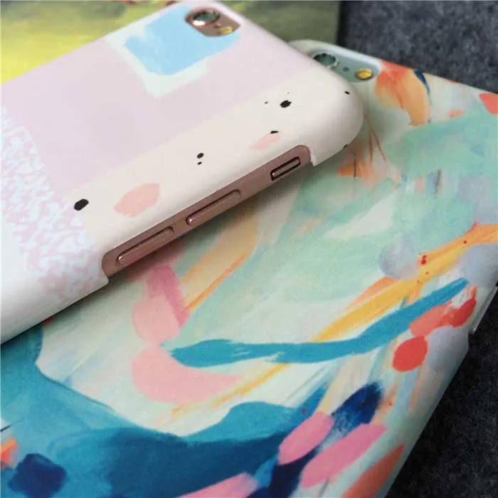 Новинка картина маслом твердый матовый пластик чехол для корпуса iPhone 6 6s 6plus 5 5S |