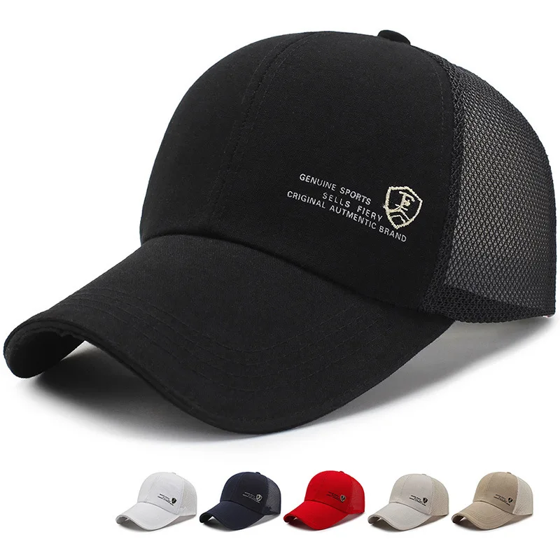

Men's and women's summer baseball cap ultra-thin mesh breathable and quick-drying sunshade Snapback hat casual sunscreen cap A18
