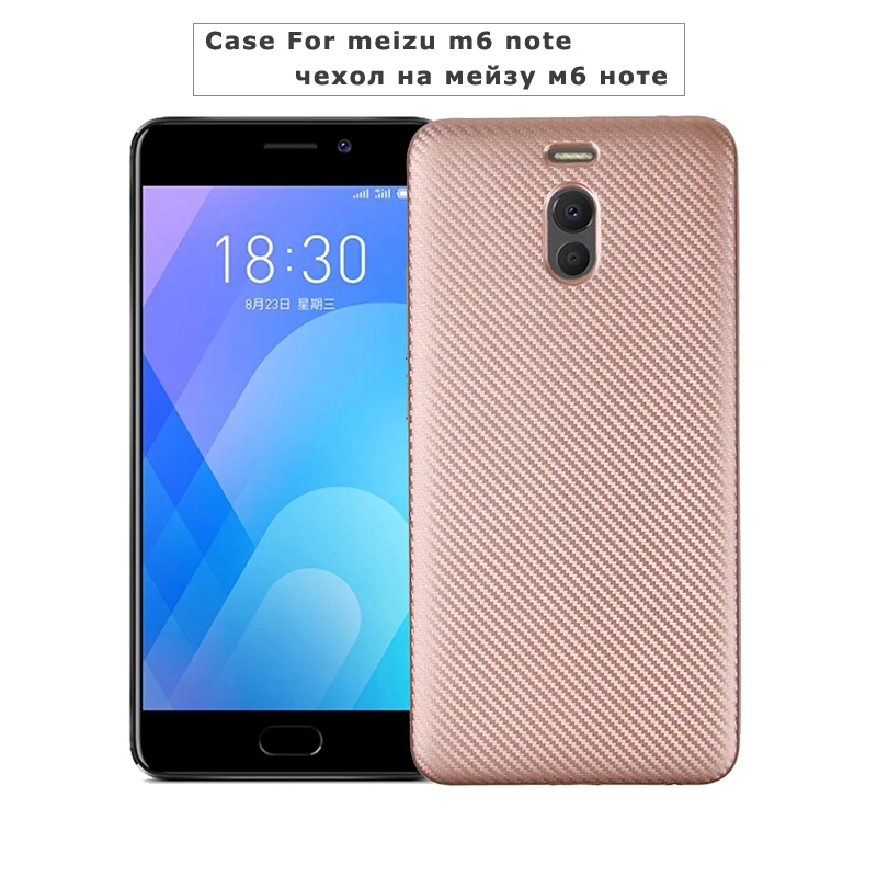 Carbon fiber silicone case for Meizu M6 Note funda coque hoesje puzdra soft tpu cover kryt tok etui carcasa kilifi husa |