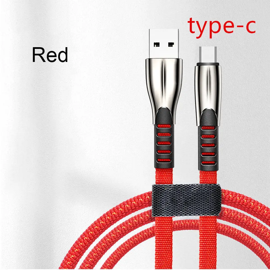 1 м 2 м 3 м 3 А Быстрая зарядка USB кабель type C зарядное устройство для samsung для huawei для Xiaomi Android мобильный телефон USB кабель для передачи данных и зарядки - Цвет: Red