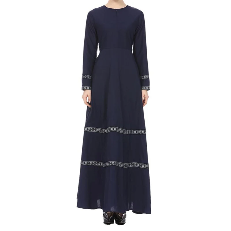Мусульманский кафтан абаи джилбаб для женщин с длинным рукавом кружево Винтаж