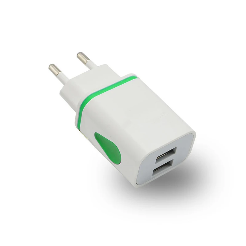 1 шт. многоцветные адаптеры питания переменного/постоянного тока 2 USB порта