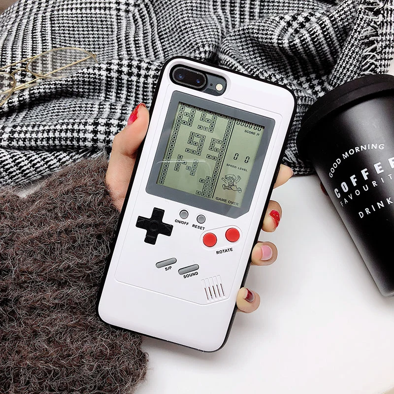 ZUCZUG Горячая приставка Gameboy GB Tetris Чехол для мобильного телефона s для iPhone 6 6s 7 7plus 8plus X Мягкий ТПУ силиконовый чехол для игры защитный чехол-сумка