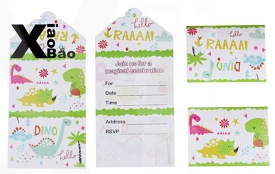 Украшение для дня рождения с динозавром Детские тарелки чашки шляпы планшет шар