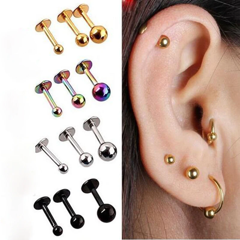 2 шт. шарики для бровей носа губ|piercing belly|jewelry tribaljewelry for lip piercings |