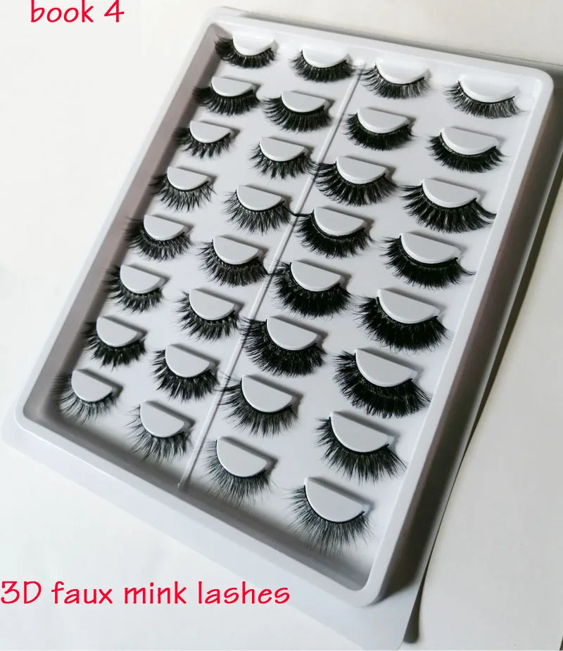 16 пар норковых ресниц длинные объемные норковые ресницы толстые 3D Искусственные