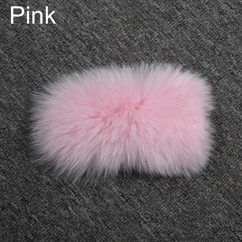 Pink Модный стиль, натуральный мех лисы Жилет, высокое качество, женский жилет из натурального меха, зимний теплый пушистый женский жилет S7426 - Цвет: Pink