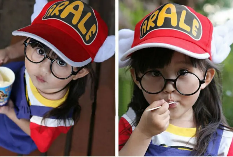 Dr. Slump Arale Angel Wings аниме шляпы для косплея летняя кепка для взрослых Размер Sunhat