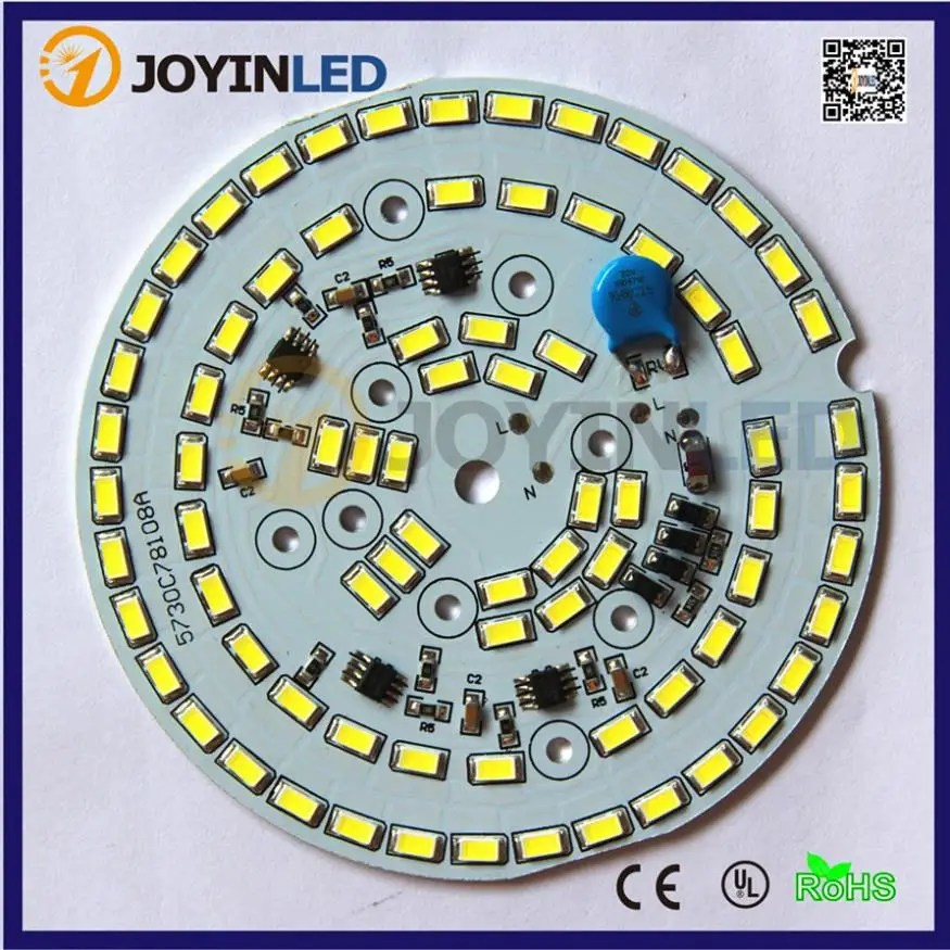 Бесплатная доставка 5 шт. высокая мощность Led 30 Вт AC220 с регулируемой яркостью
