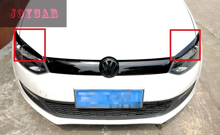 Для 14-15 VW NEW POLO накладка на веки для фар и бровей наклейки автомобильные
