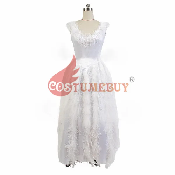 Costumebuy, изготовленное на заказ, Белоснежка, принцесса, белое нарядное платье, один раз на время, Женский карнавальный костюм, платья, вечерние платья на Хэллоуин