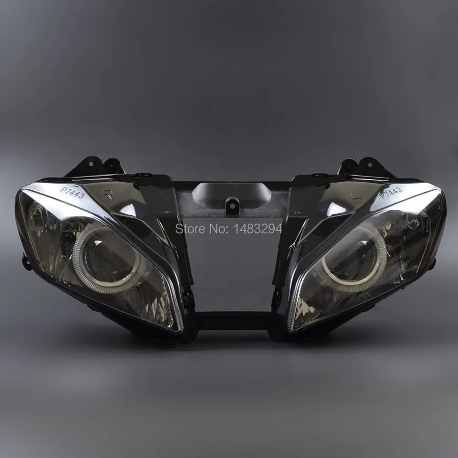 Модифицированные белые ангельские глазки для проектора Yamaha YZF R6 2006 2007|custom projector