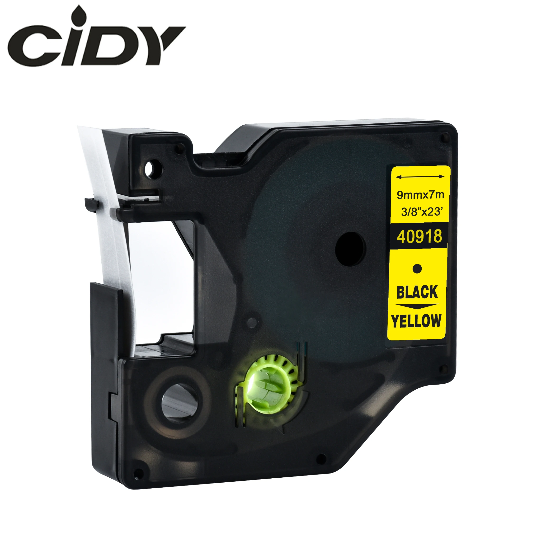 Cidy 40918 Compatible Dymo D1 manager 9mm black on yellow for Label Printer label tape LM 160 280 | Компьютеры и офис