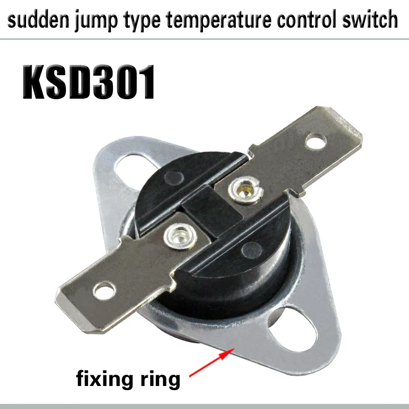 KSD301 10A 250V 50 ~ 150 градусов бакелит нормально закрытый Температура переключатель