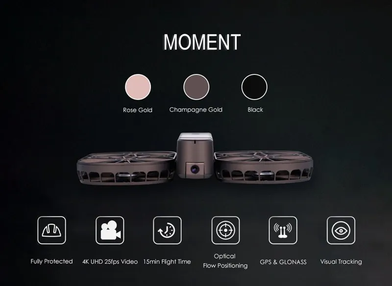 SIMTOO MOMENT Air selfie HOSHI 007PRO WiFi FPV с 4K HD Gimbal камерой gps складные руки селфи Дрон Квадрокоптер