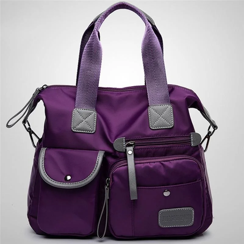 Топ Повседневная сумка Bolsos Mujer женские новые тканевые сумки через плечо Водонепроницаемая нейлоновая сумка через плечо Женская Большая вместительная сумка через плечо
