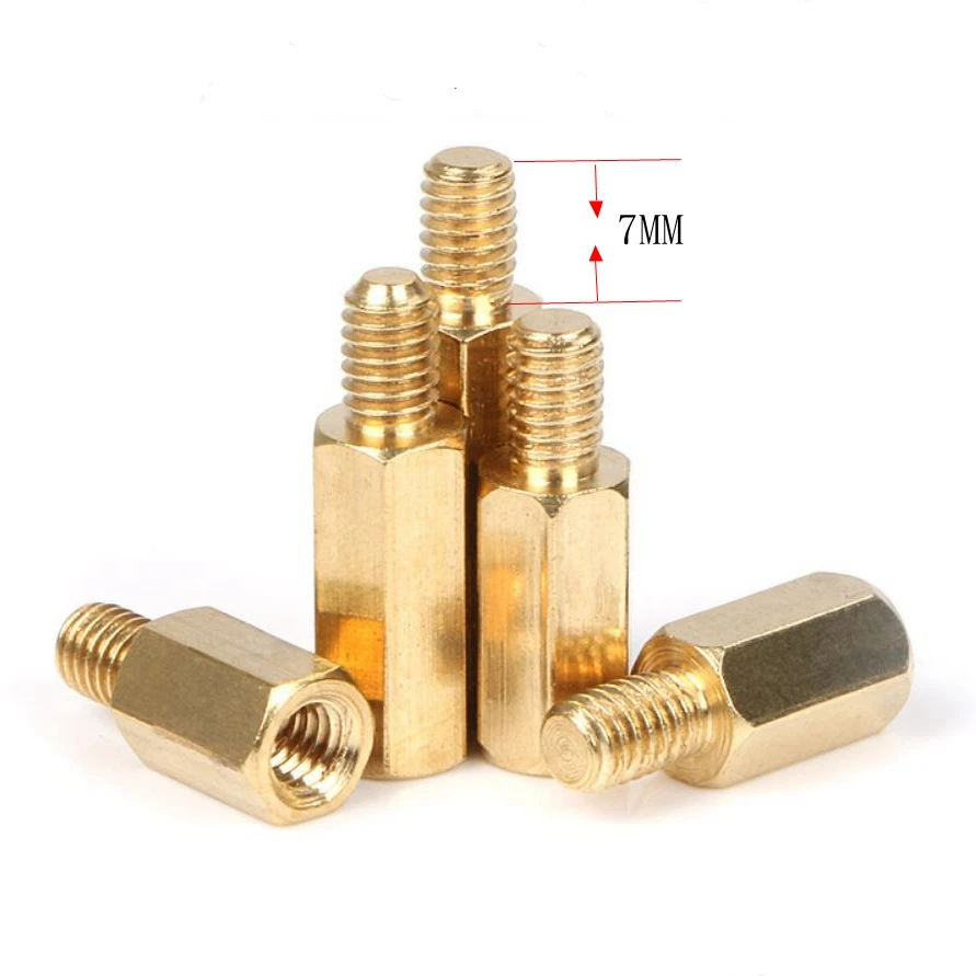 10 шт. медные латунные опоры M5 контурная прокладка для печатной платы гайки винты