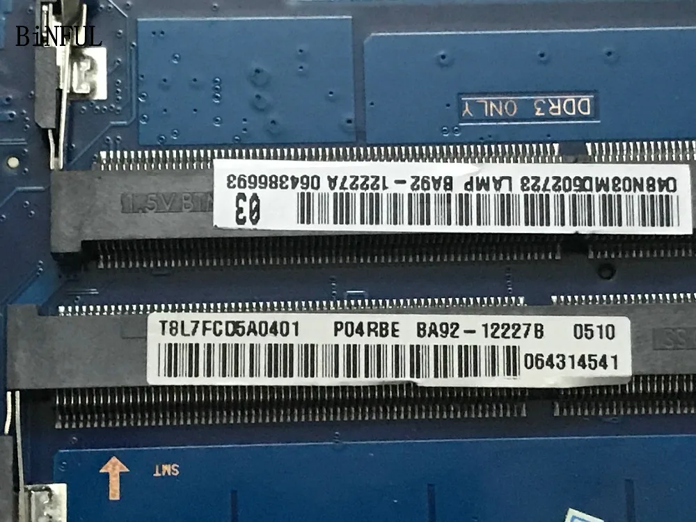 BiNFUL STOCK 100% протестирован BA41 02206A для SAMSUNG NP270 NP270E5E Материнская плата ноутбука