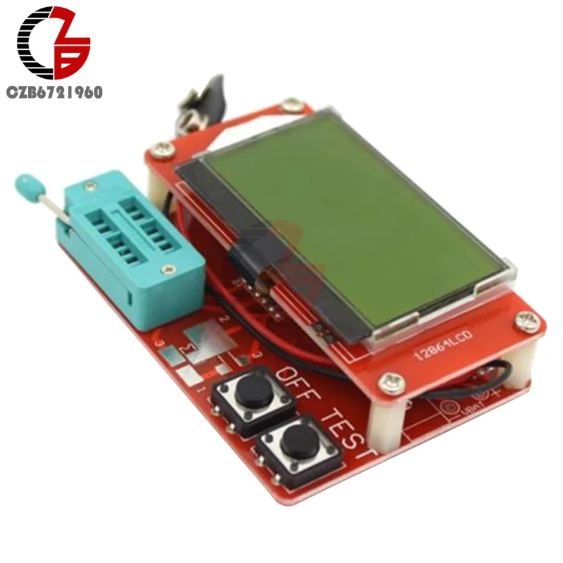 Параметры ATmega328 микроконтроллер тестер транзисторов диодов цифровой 12864 ЖК