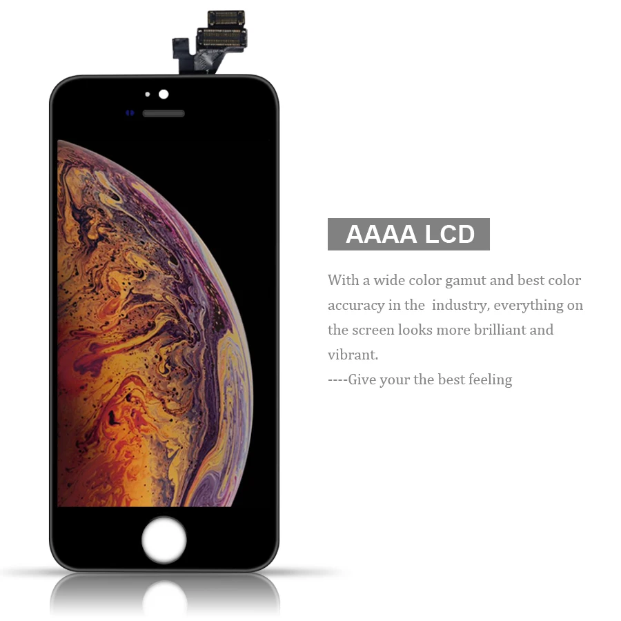 Новинка, качественный ЖК-экран PINZHENG AAAA для iPhone 5, 5S, 5C, сенсорный ЖК-дисплей, дигитайзер 5, 5S, 5C, сменный ЖК-экран