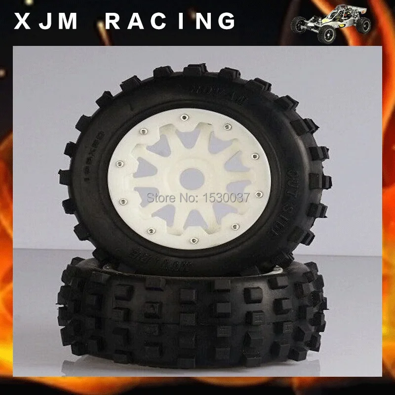 Высокопрочное нейлоновое переднее колесо в сборе для 1/5 шкал км RV HPI Baja 5 T/5SC багги