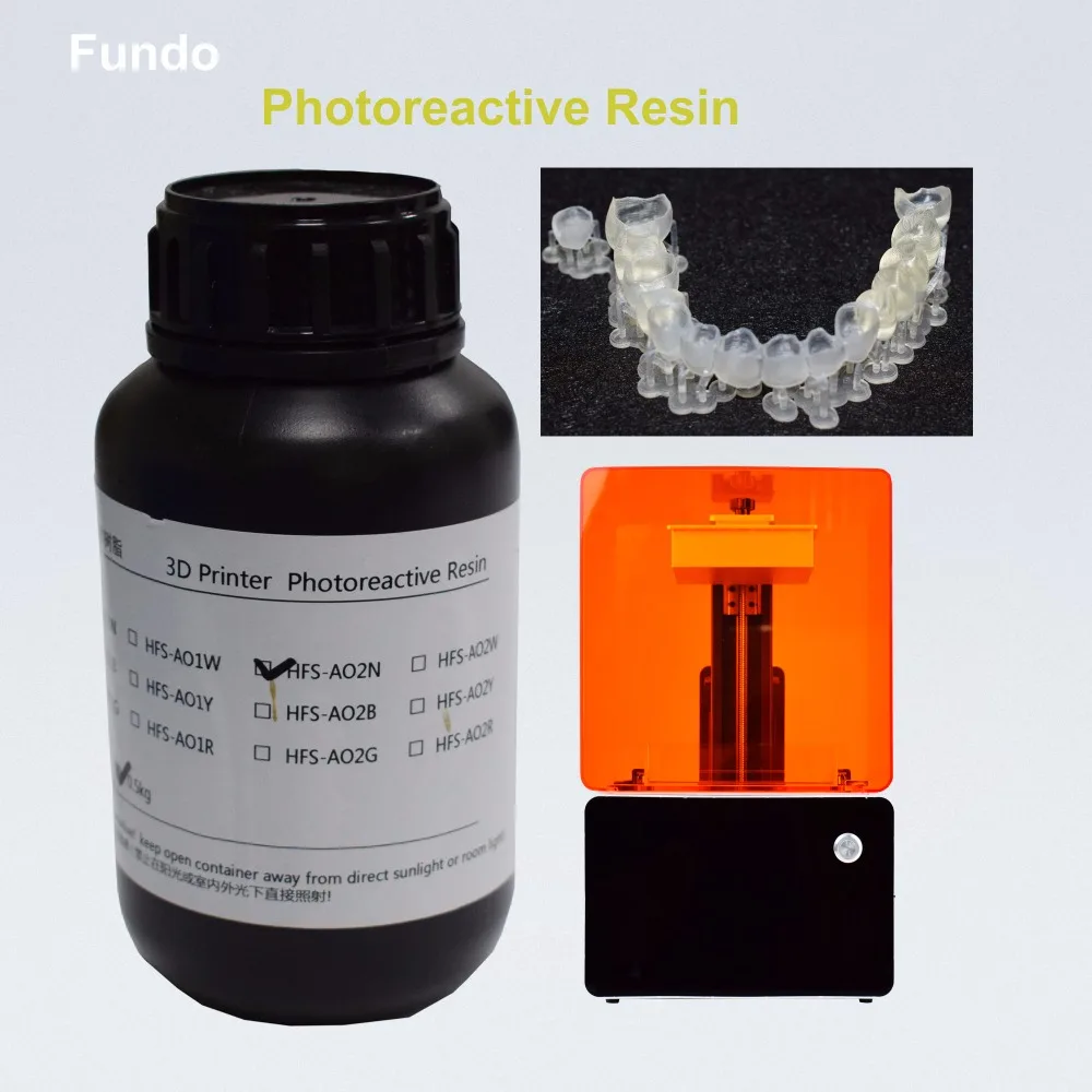 Фотополимер 1000 мл литой полимер для SLA 3D принтера FD165 Form1 форма 1 + Form2 moai SLA|photopolymer