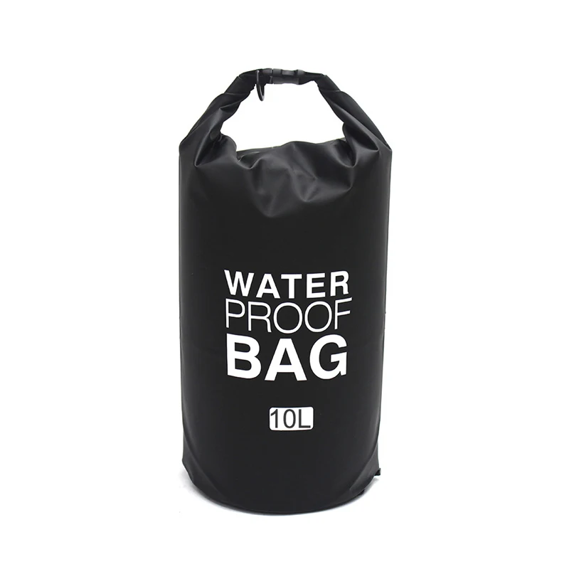 10L Black Сумка для плавания сумка для воды 10L 15L 20L водонепроницаемая сумка для хранения сухой мешок для наружного приключения Кемпинг Canyoneering Sailing Surfing - Цвет: 10L Black