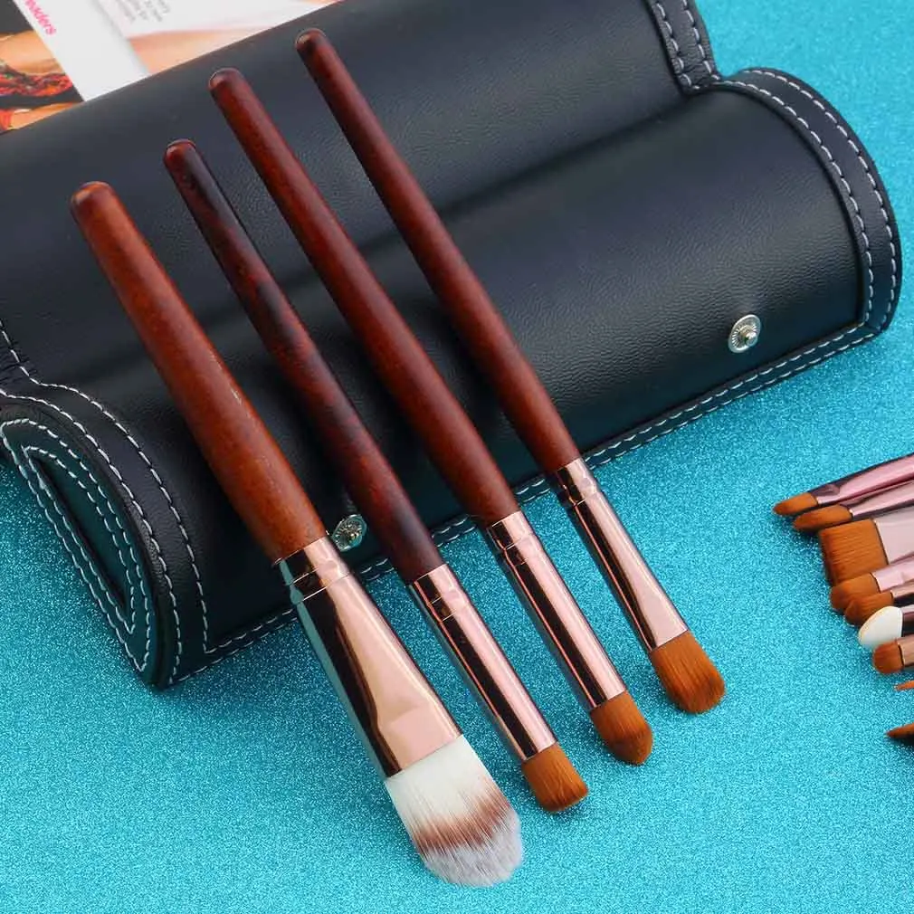 20 шт./компл. Профессиональные Кисти Для Макияжа Набор Фонд Тени Век Нос Губ Макияж