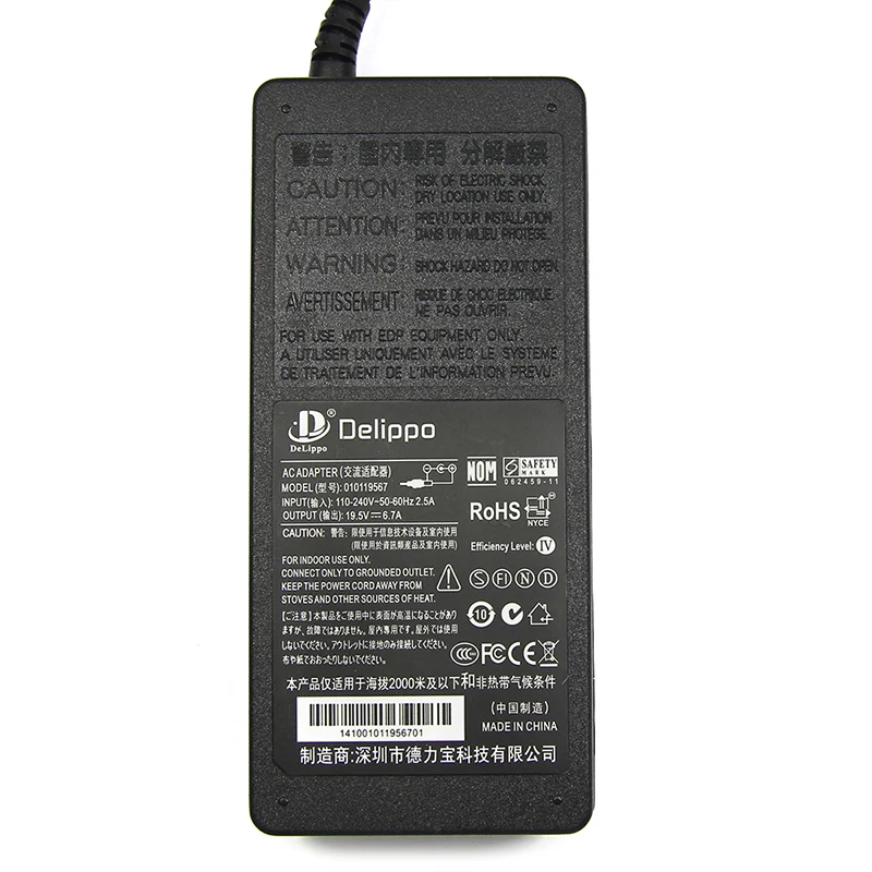 Для DELL 19 5 V/6.7A 130W Precision M3800 XPS 15 адаптер зарядное устройство HA130PM130 LA130PM121 0662JT 9530 9550